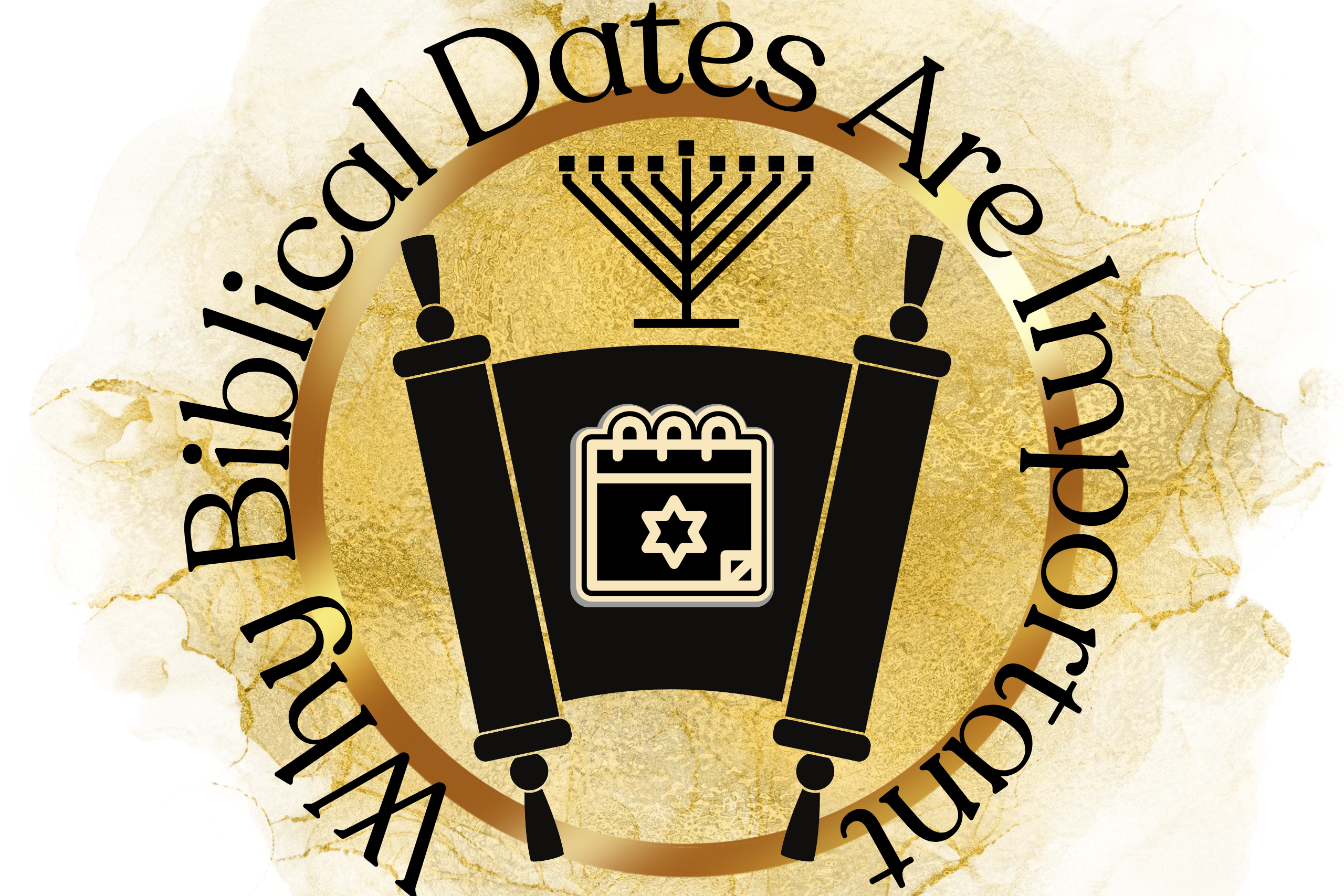 Biblical-Dates-Important-Podcast-Torah-Scroll-Calendar-Jewish-Menorah